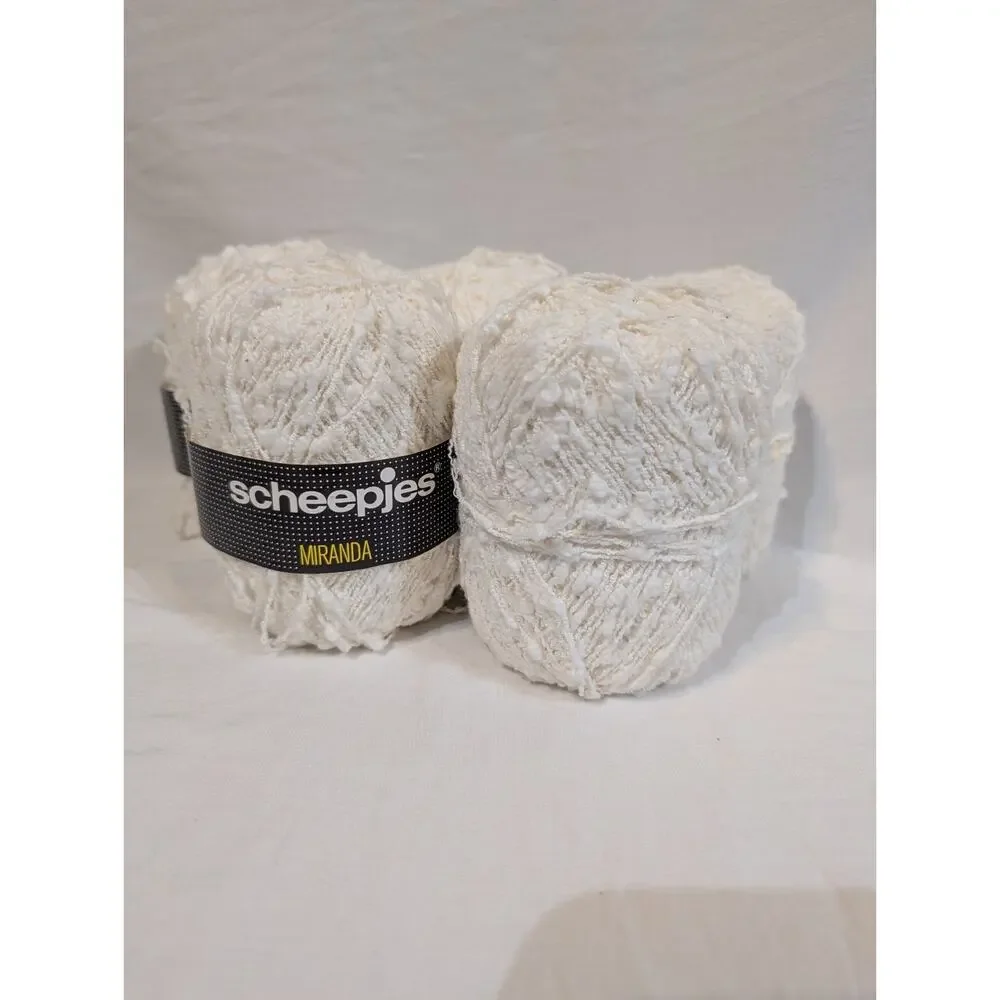 5 NEW 72% Cotton 28% Acrylic Yarn Scheepjes Miranda 50g
